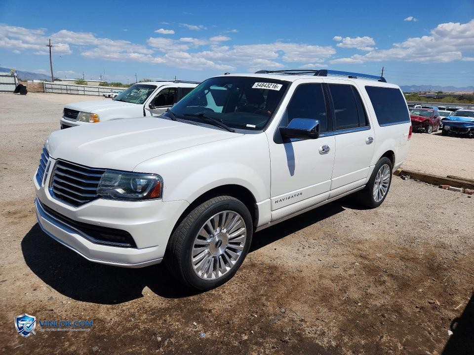 2016 LINCOLN NAVIGATOR L SELECT – Lot 54843216 auction photo