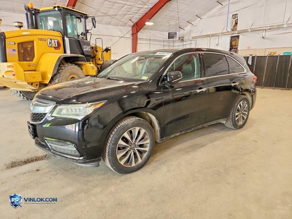2015 ACURA MDX TECHNOLOGY – Lot 54850786 auction photo