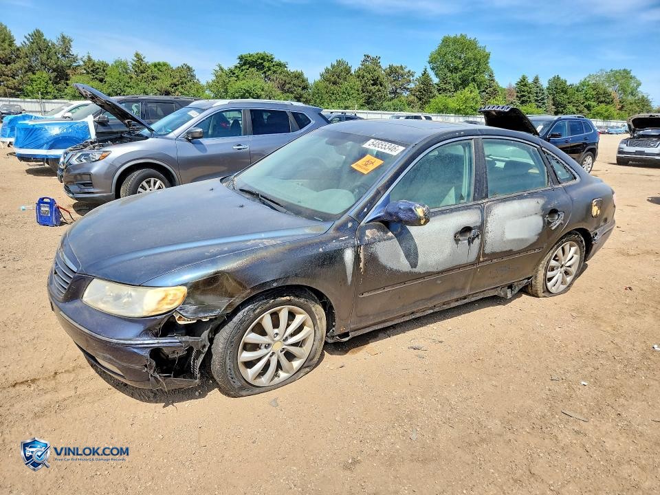 2007 HYUNDAI AZERA SE – Lot 54855346 auction photo