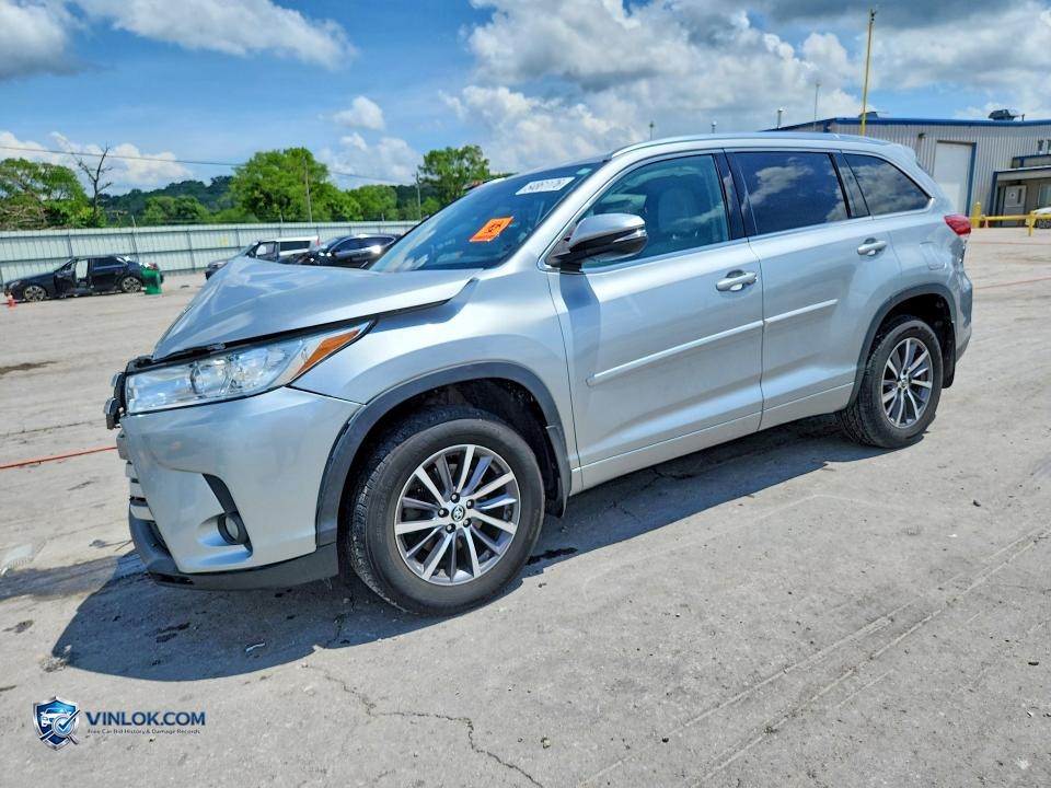 2018 TOYOTA HIGHLANDER XLE – Lot 54861176 auction photo