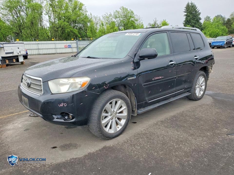 2009 TOYOTA HIGHLANDER HYBRID LIMITED – Lot 54867216 auction photo
