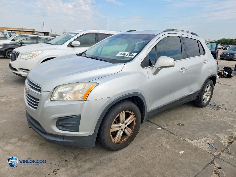 2016 CHEVROLET TRAX 1LT – Lot 54872286 auction photo