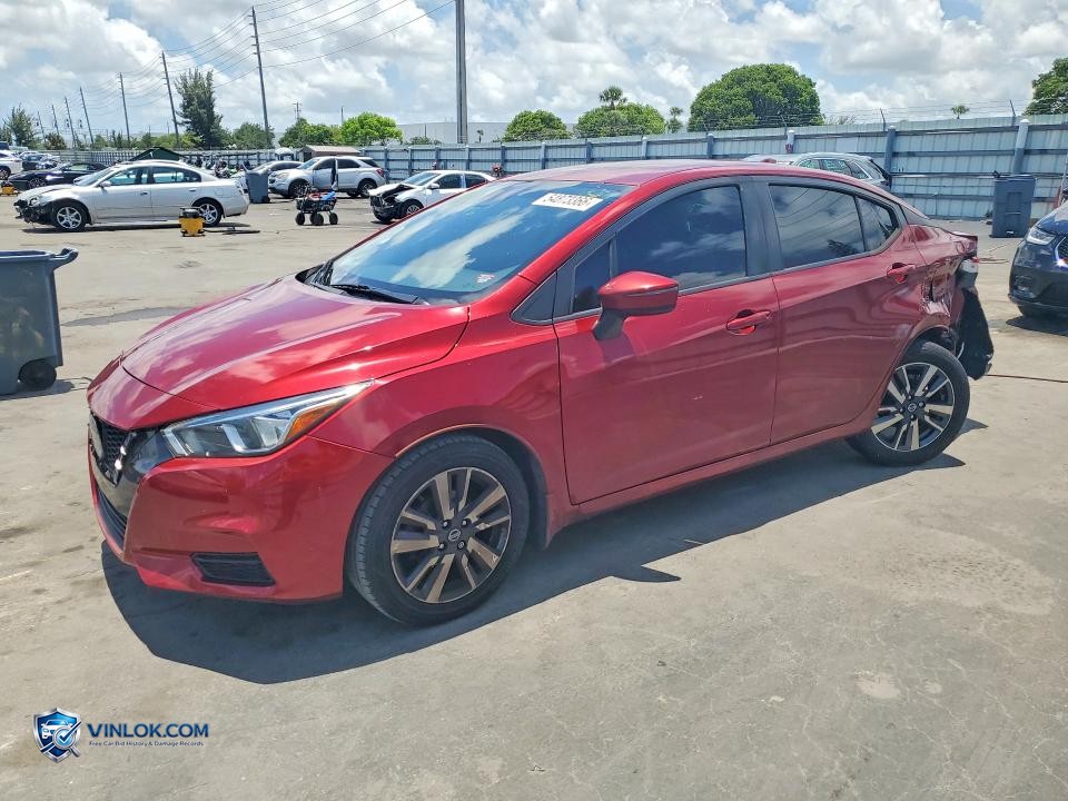 2020 NISSAN VERSA SV – Lot 54873366 auction photo