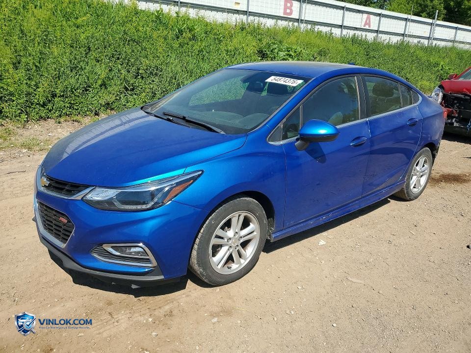 2016 CHEVROLET CRUZE LT – Lot 54874376 auction photo