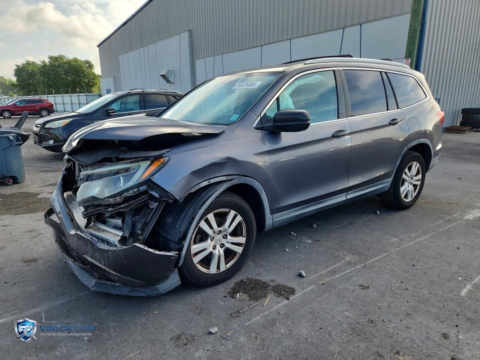 2016 HONDA PILOT LX – Lot 54875366 auction photo