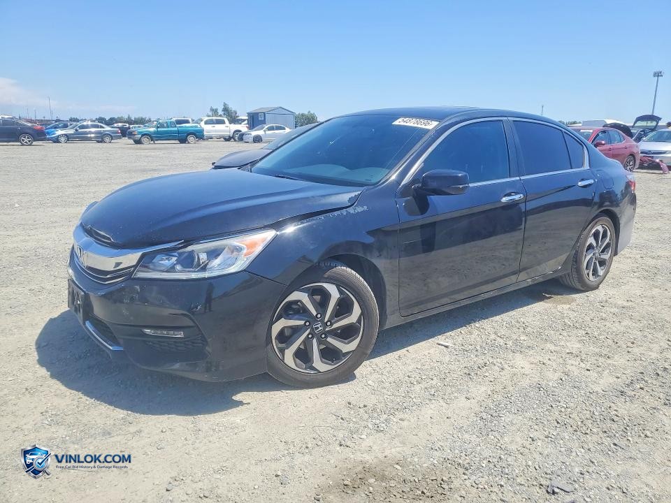 2016 HONDA ACCORD EXL – Lot 54878696 auction photo