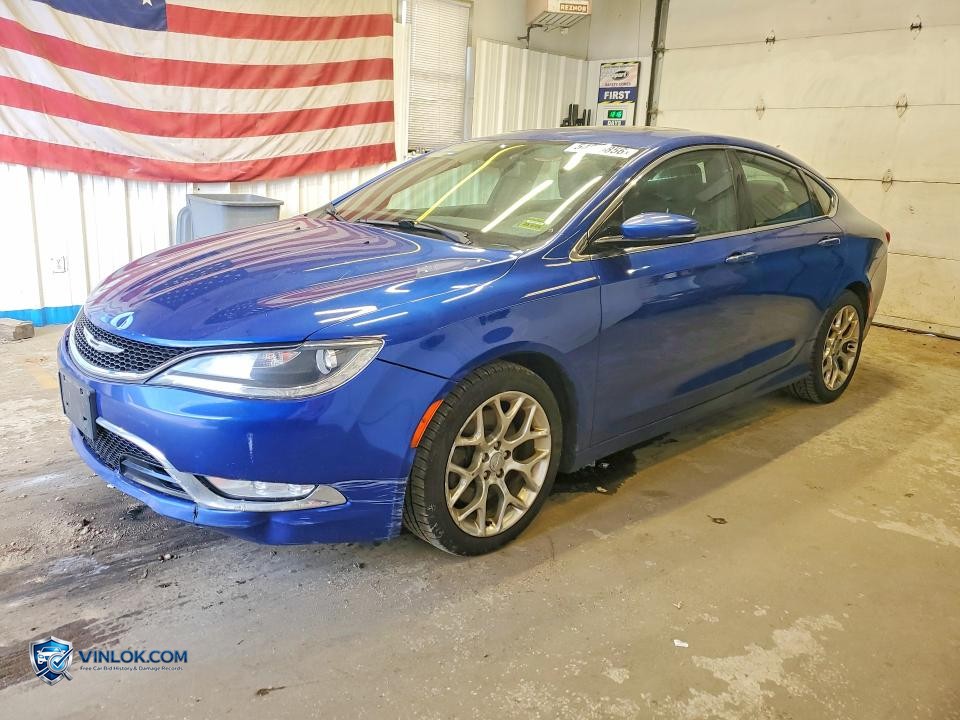2015 CHRYSLER 200 C – Lot 54885856 auction photo