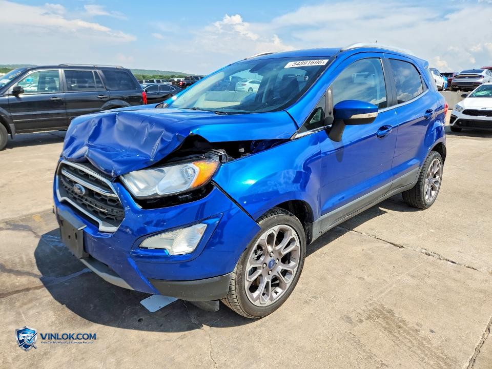 2021 FORD ECOSPORT TITANIUM – Lot 54891696 auction photo