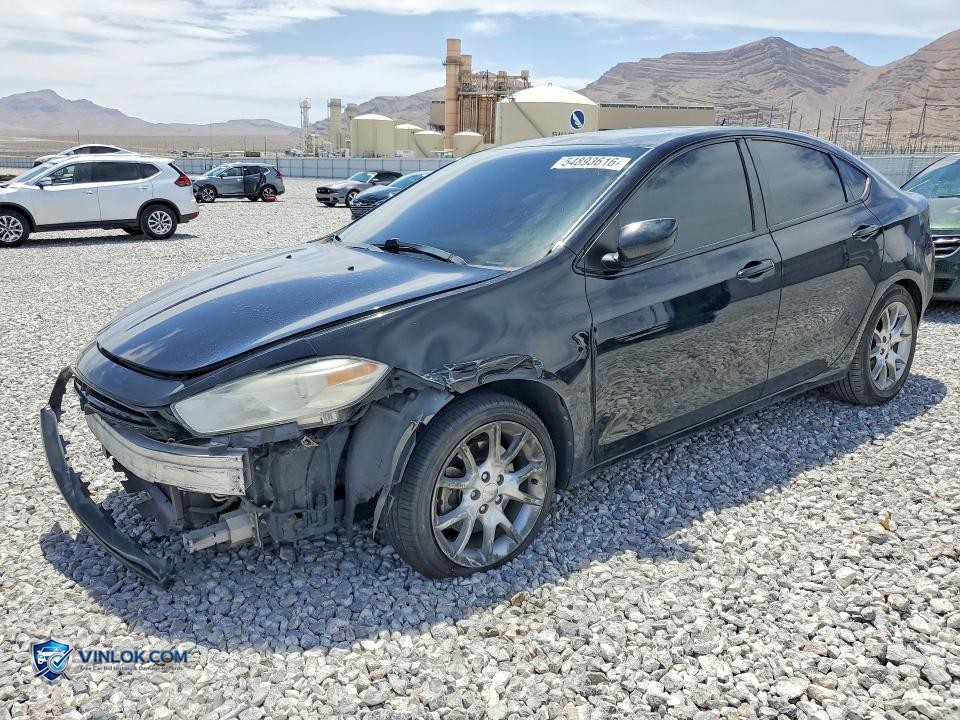 2013 DODGE DART SXT – Lot 54893616 auction photo