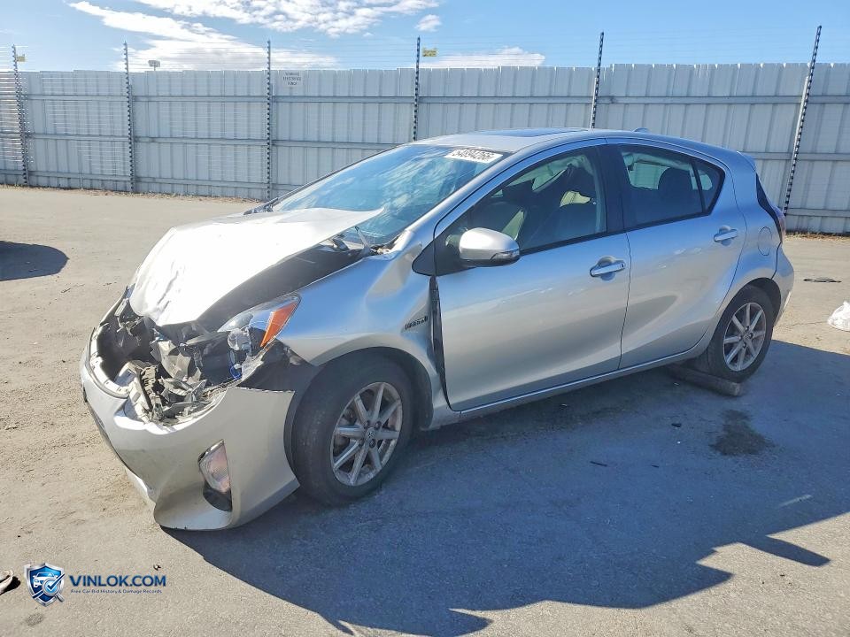 2016 TOYOTA PRIUS C FOUR – Lot 54894266 auction photo