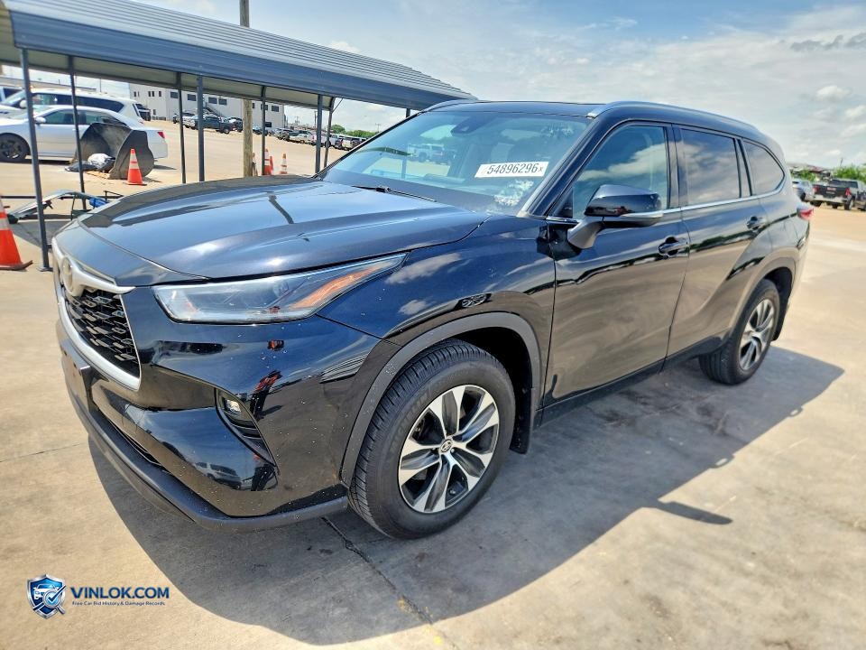 2021 TOYOTA HIGHLANDER XLE – Lot 54896296 auction photo