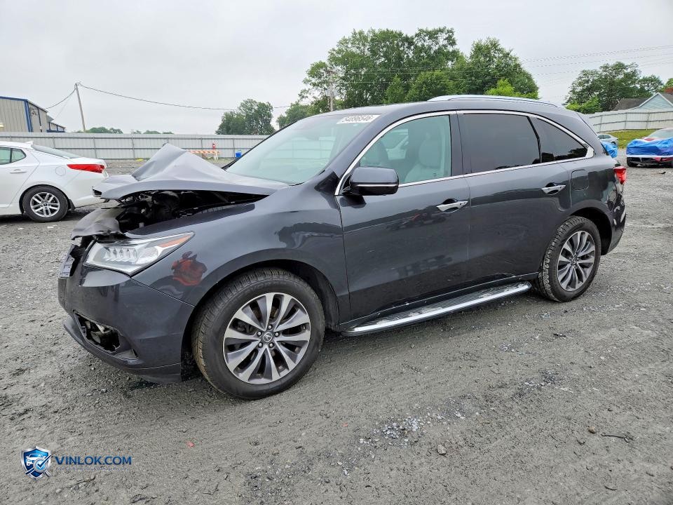 2016 ACURA MDX TECHNOLOGY – Lot 54896546 auction photo