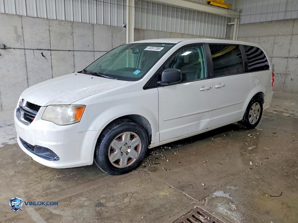 2012 DODGE GRAND CARAVAN SE – Lot 54897356 auction photo