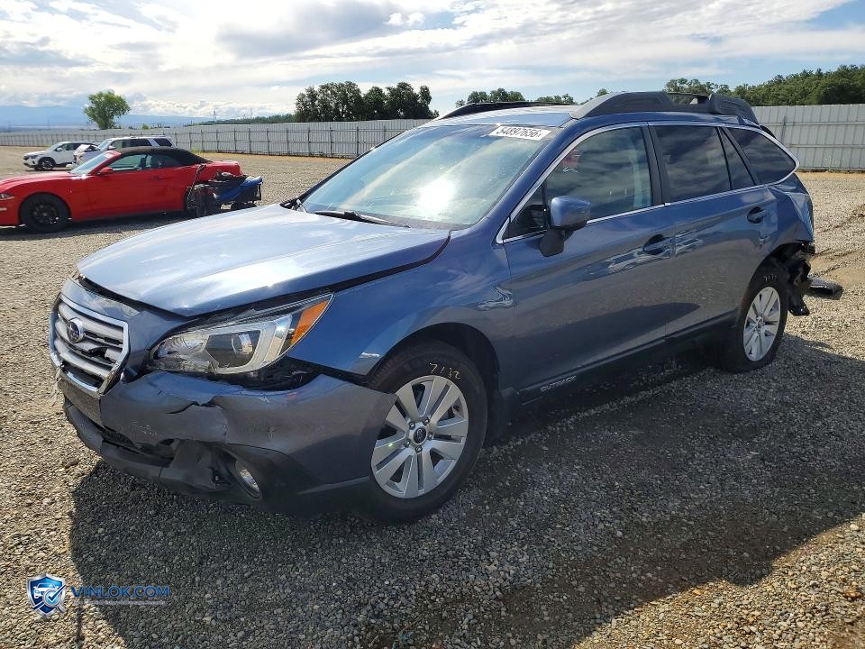 2015 SUBARU OUTBACK 2.5I PREMIUM – Lot 54897656 auction photo