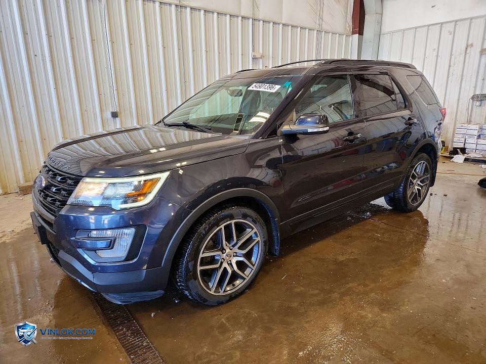 2017 FORD EXPLORER SPORT – Lot 54901396 auction photo