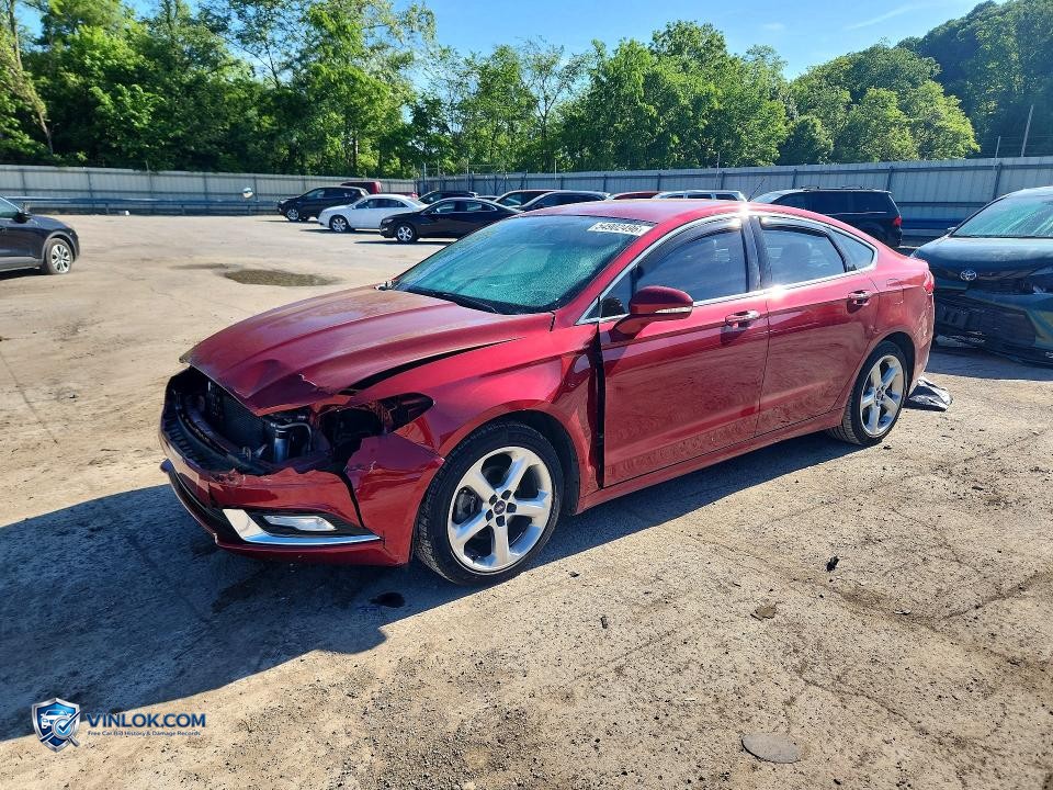 2017 FORD FUSION SE – Lot 54902496 auction photo