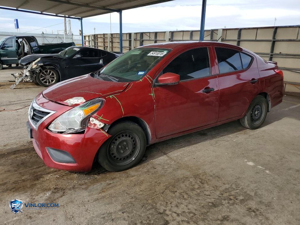 2019 NISSAN VERSA S PLUS – Lot 54910016 auction photo