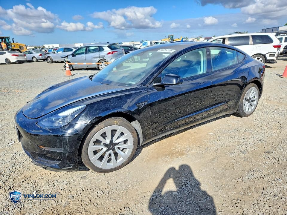 2022 TESLA MODEL 3 – Lot 54914166 auction photo