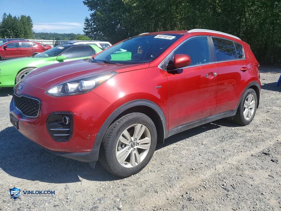 2018 KIA SPORTAGE LX – Lot 54916016 auction photo