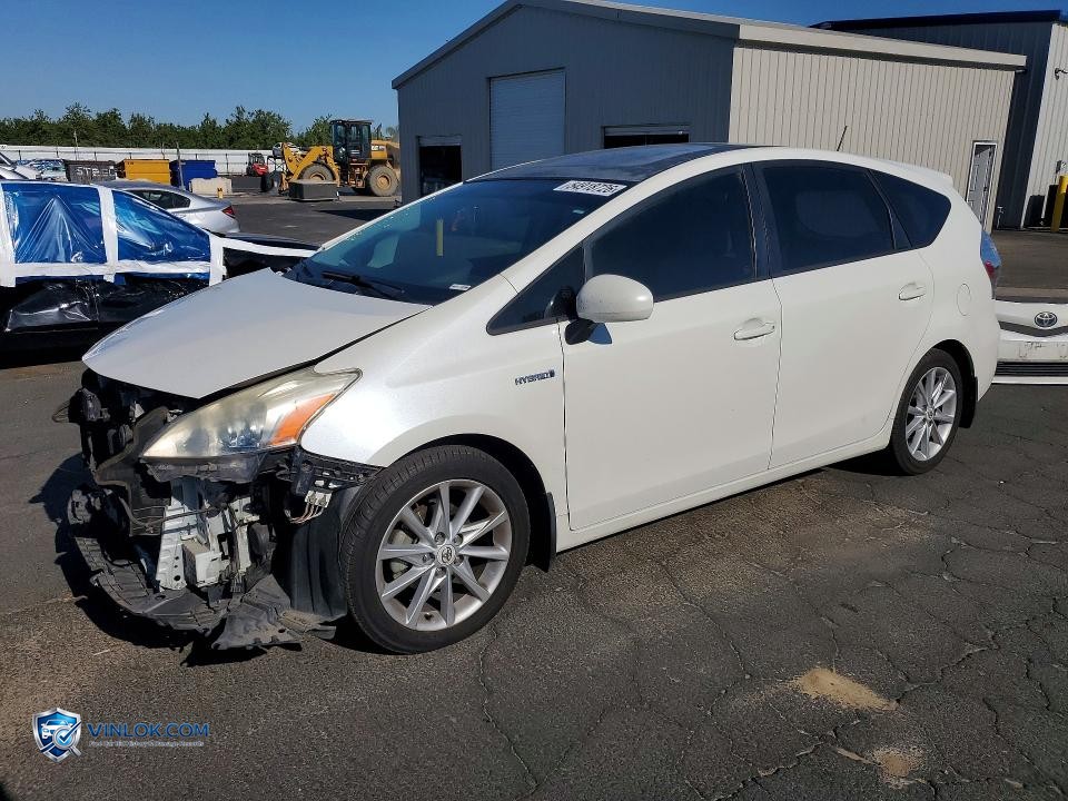 2012 TOYOTA PRIUS V FIVE – Lot 54918726 auction photo