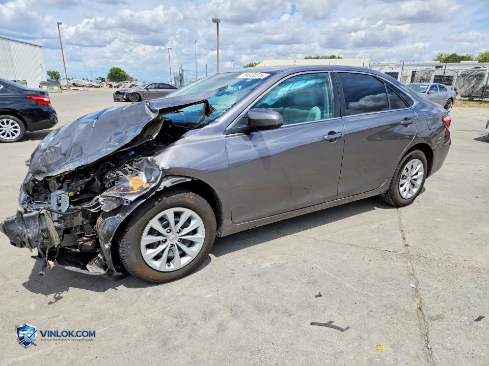 2017 TOYOTA CAMRY LE – Lot 54920516 auction photo