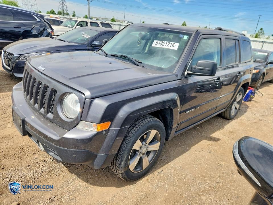 2016 JEEP PATRIOT LATITUDE – Lot 54921216 auction photo