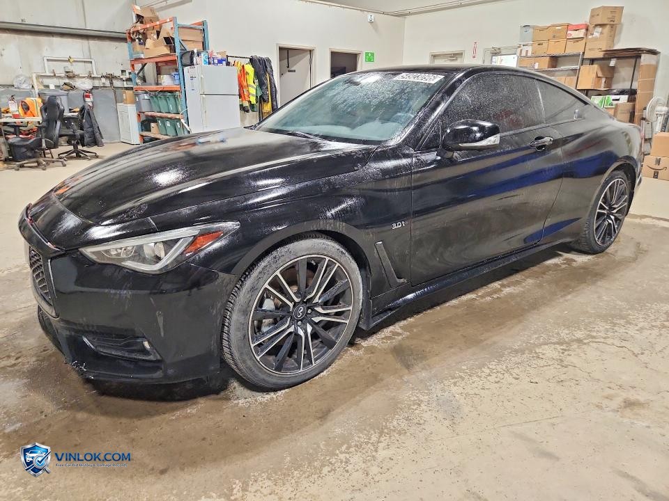 2018 INFINITI Q60 3.0T LUXE – Lot 54923096 auction photo