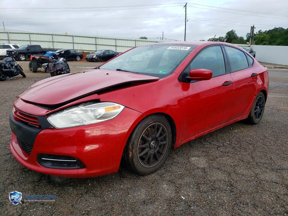2013 DODGE DART SE – Lot 54932016 auction photo
