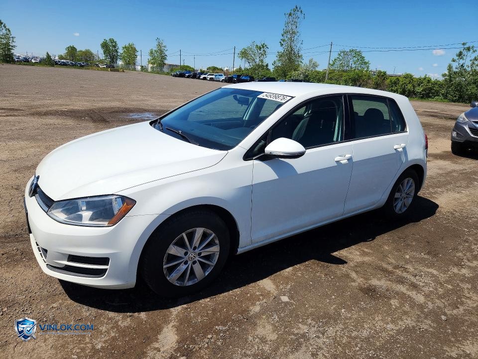 2015 VOLKSWAGEN GOLF – Lot 54939876 auction photo