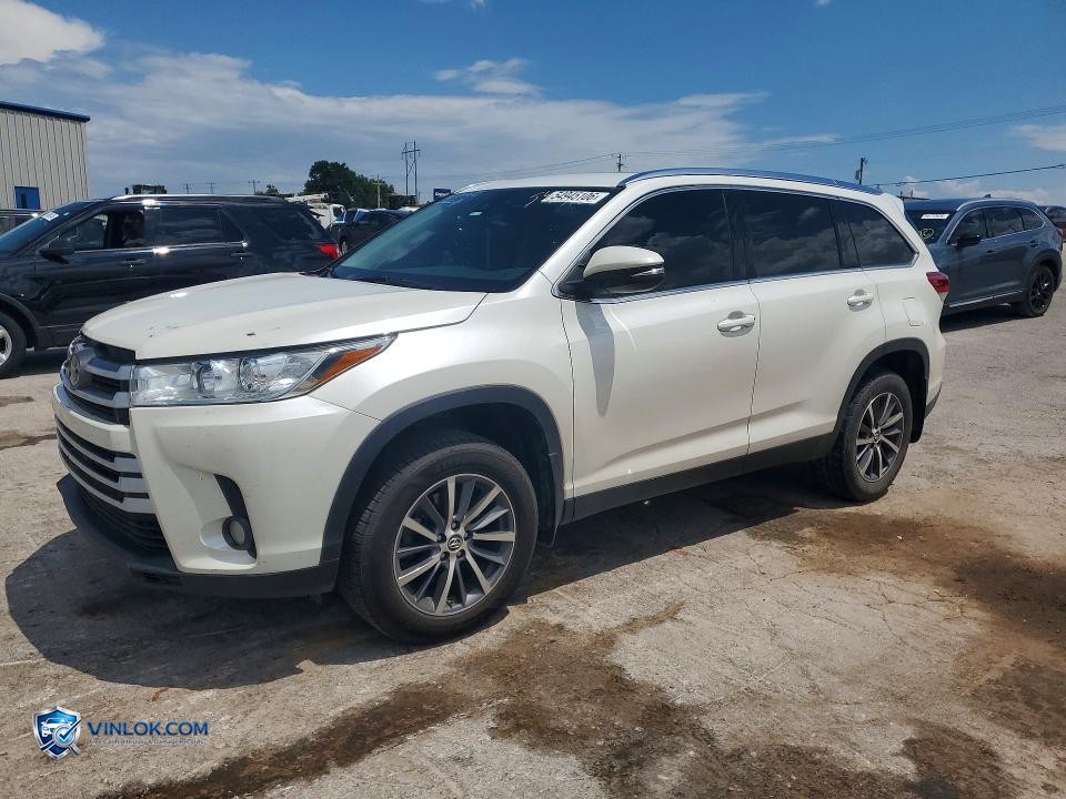 2019 TOYOTA HIGHLANDER XLE – Lot 54945106 auction photo