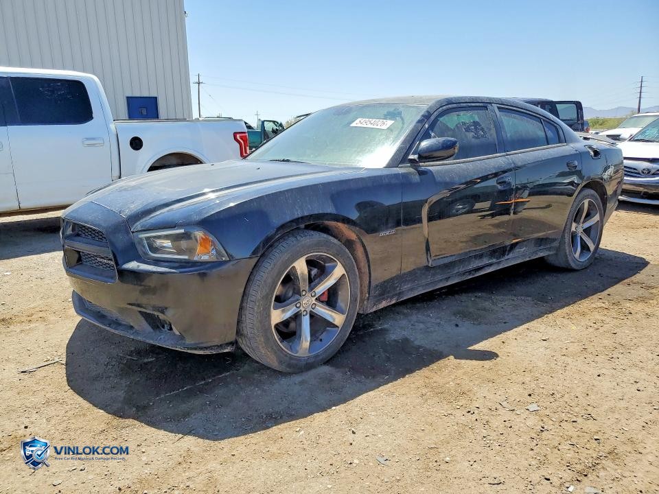 2014 DODGE CHARGER R – Lot 54954026 auction photo
