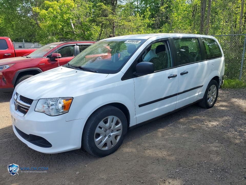 2015 DODGE GRAND CARAVAN SE – Lot 54956496 auction photo