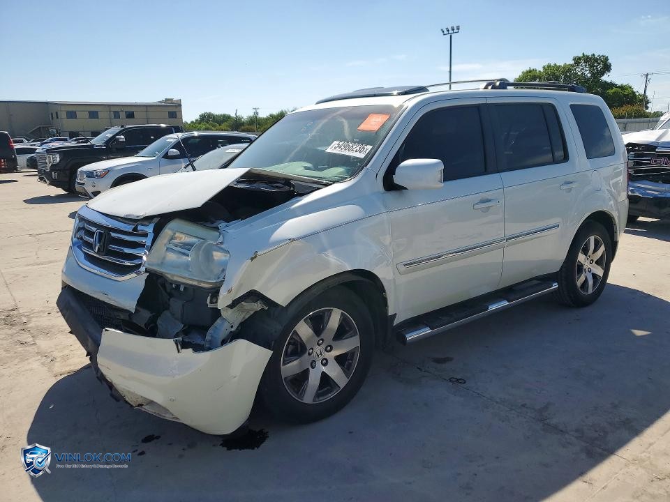 2014 HONDA PILOT TOURING – Lot 54968236 auction photo