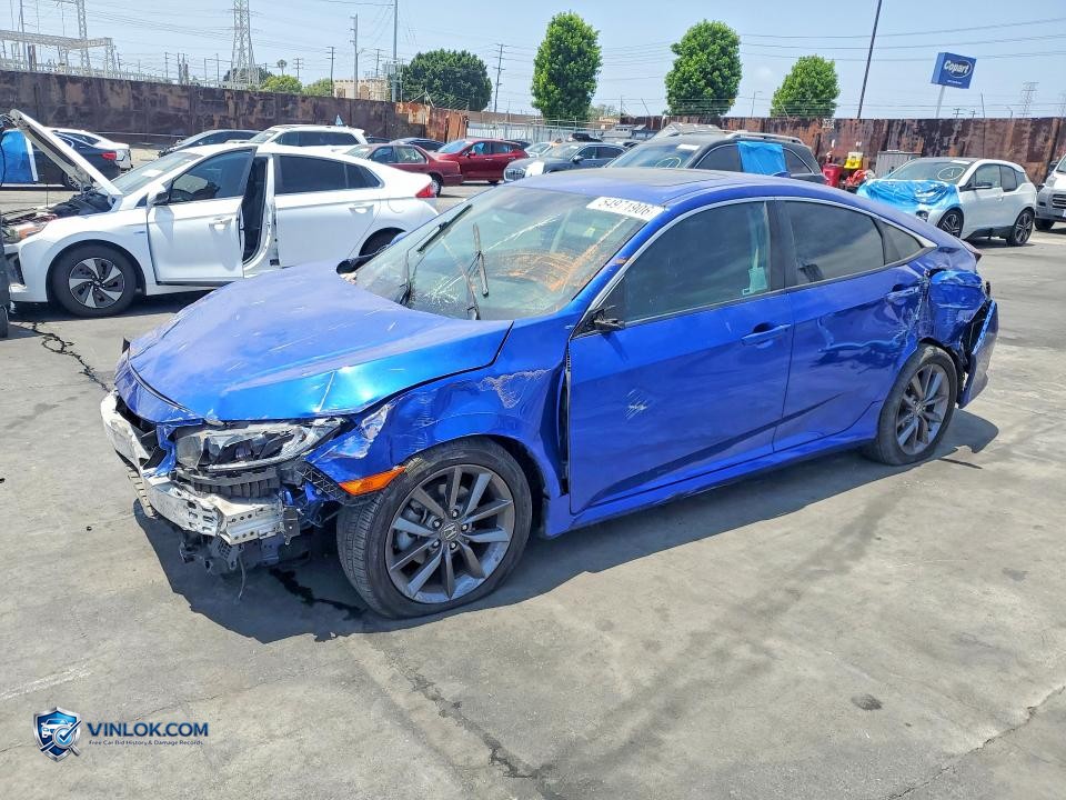 2020 HONDA CIVIC EXL – Lot 54971906 auction photo