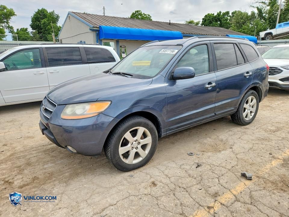 2008 HYUNDAI SANTA FE SE – Lot 54977196 auction photo