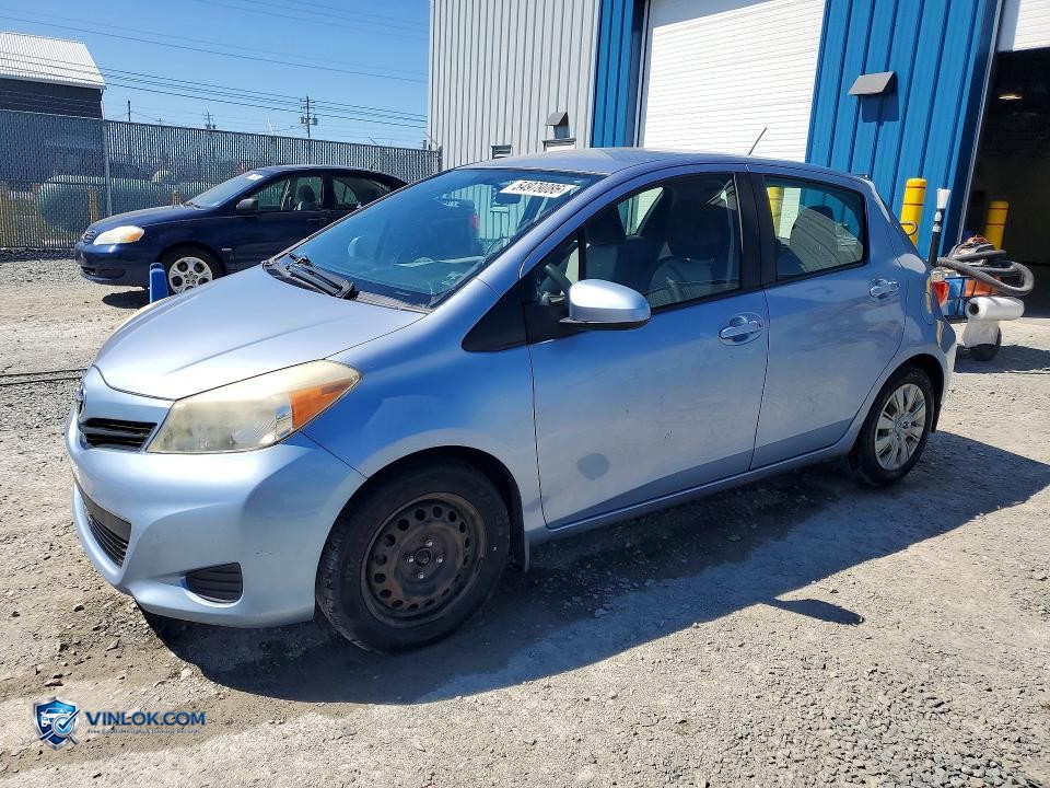 2012 TOYOTA YARIS 5-DOOR L – Lot 54979086 auction photo