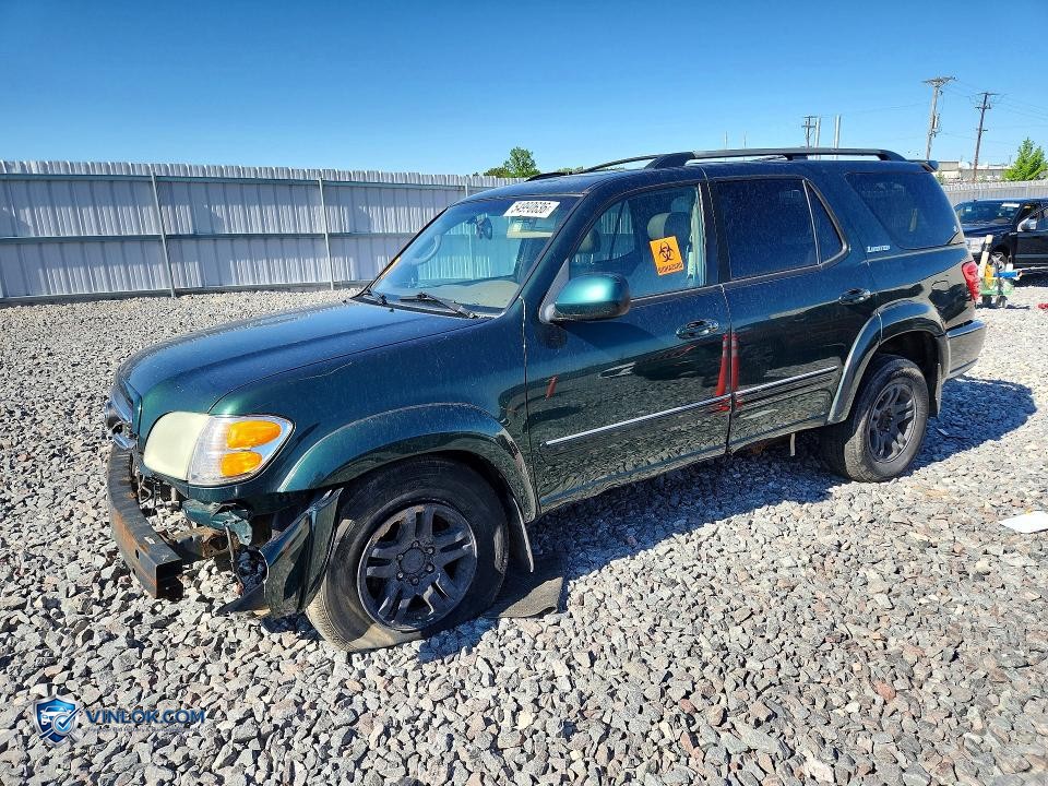 2003 TOYOTA SEQUOIA LIMITED – Lot 54990636 auction photo