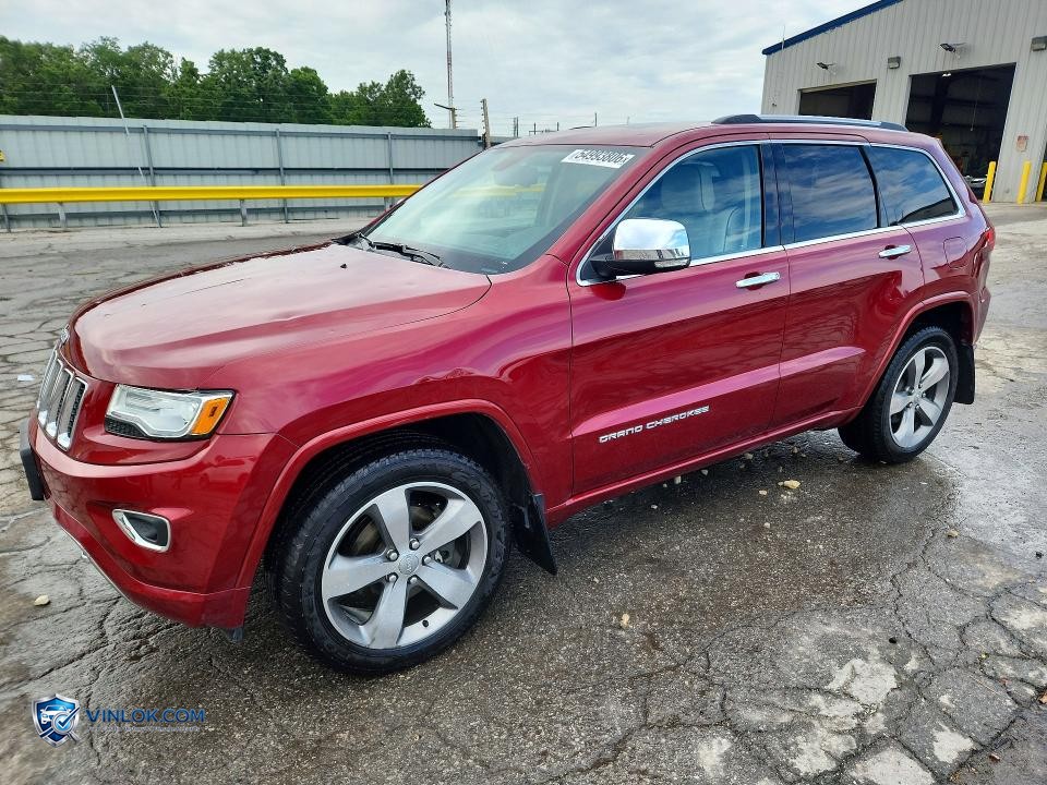 2015 JEEP GRAND CHEROKEE OVERLAND – Lot 54993806 auction photo