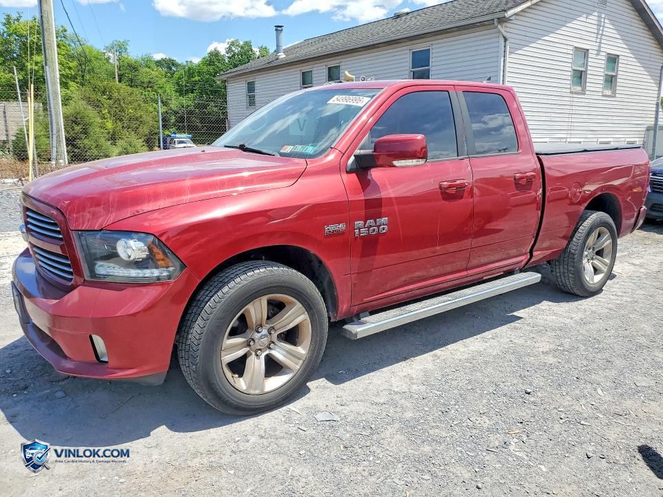 2013 RAM 1500 SPORT – Lot 54996996 auction photo