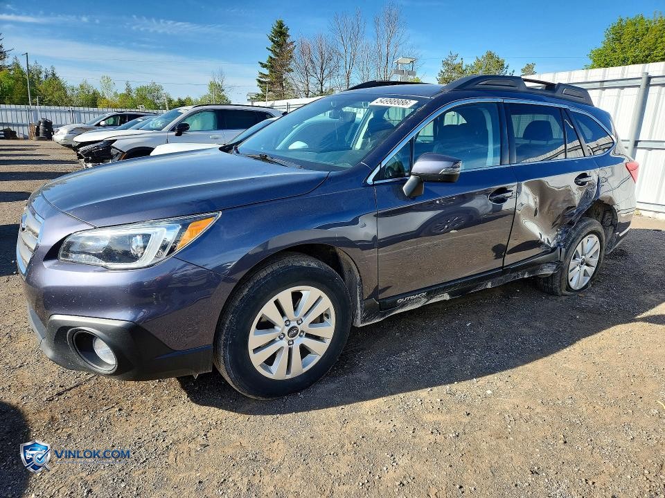 2017 SUBARU OUTBACK 2.5I PREMIUM – Lot 54998986 auction photo