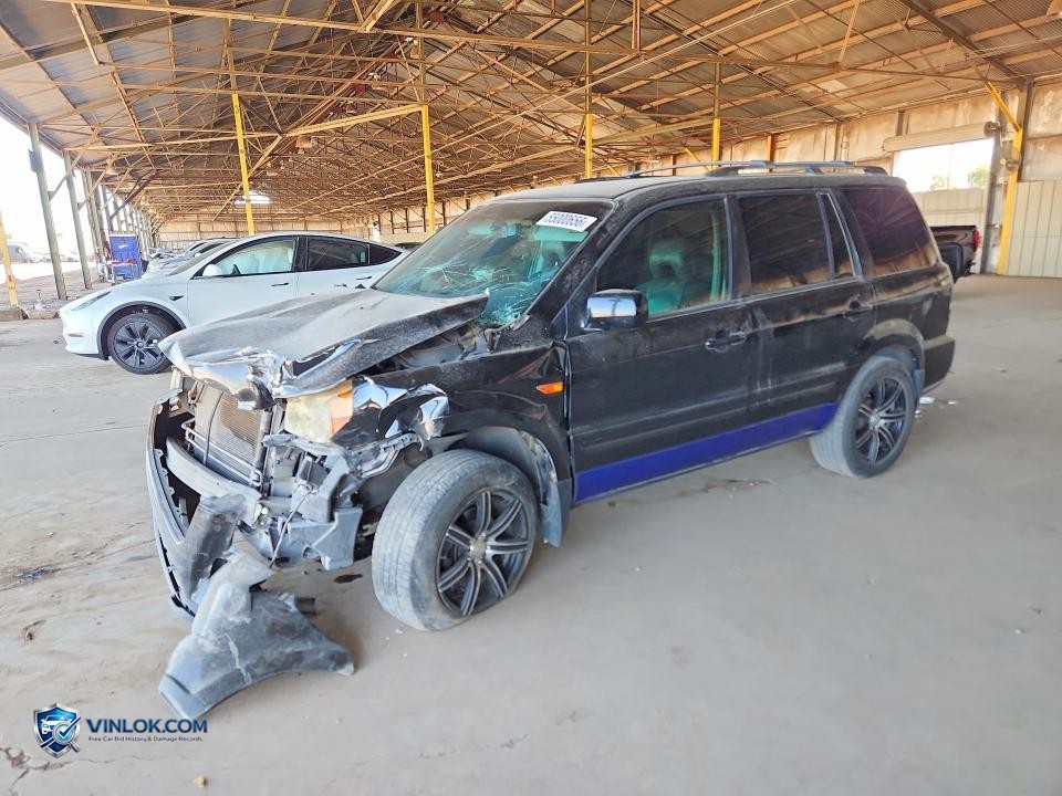 2008 HONDA PILOT EXL – Lot 55000656 auction photo