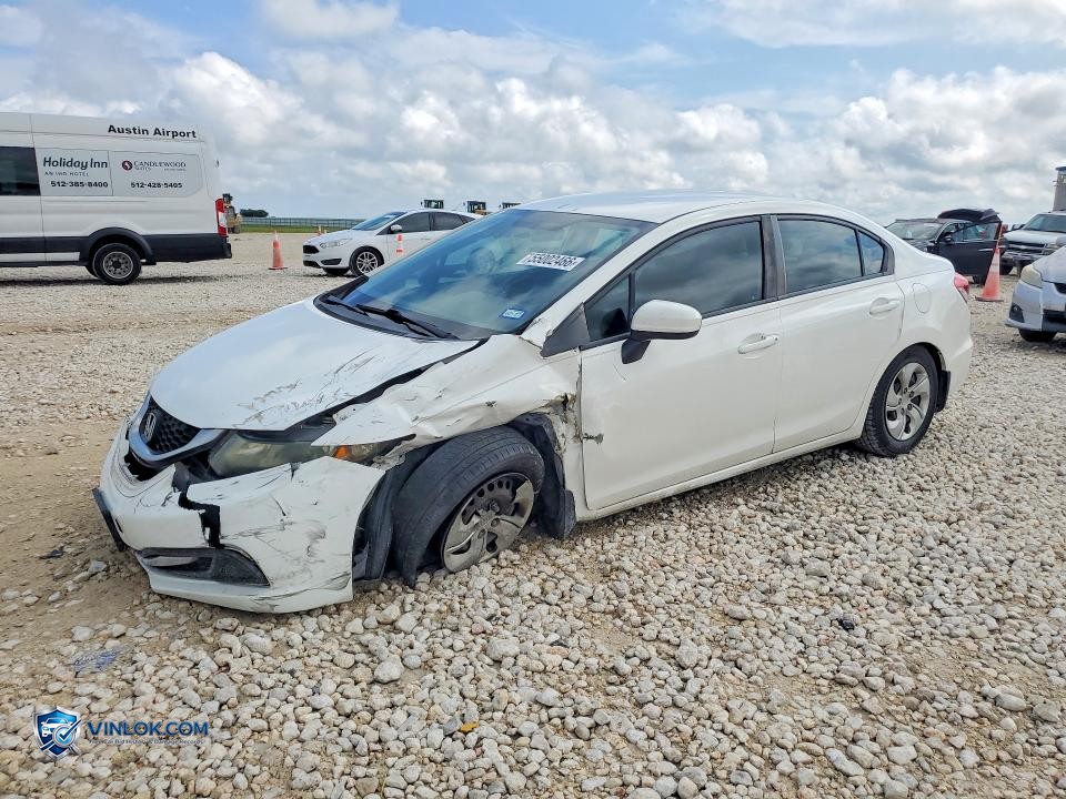 2014 HONDA CIVIC LX – Lot 55002466 auction photo