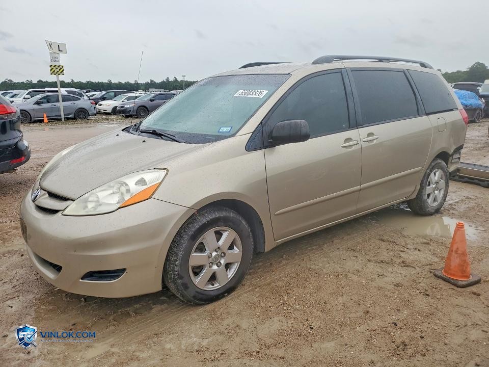 2010 TOYOTA SIENNA LE 7-PASSENGER – Lot 55003326 auction photo