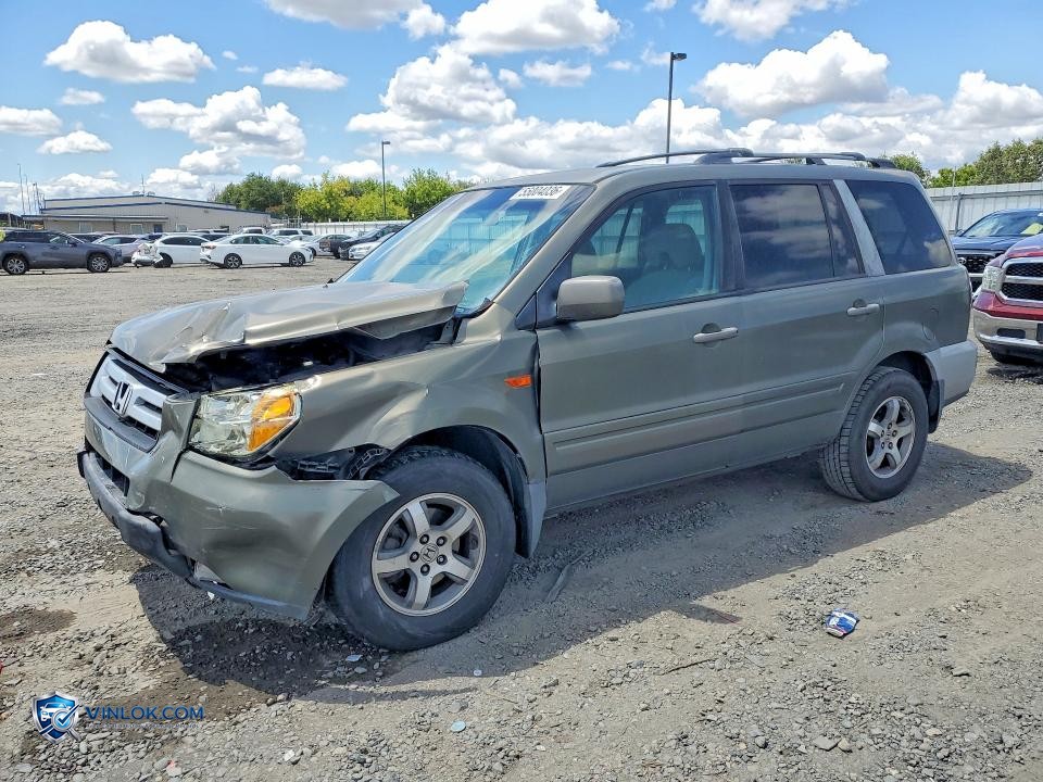 2007 HONDA PILOT EX – Lot 55004036 auction photo