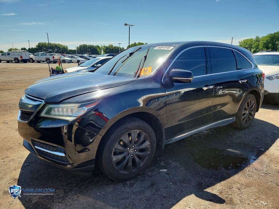 2016 ACURA MDX TECHNOLOGY – Lot 55004846 auction photo