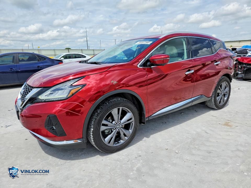 2021 NISSAN MURANO PLATINUM – Lot 55007566 auction photo