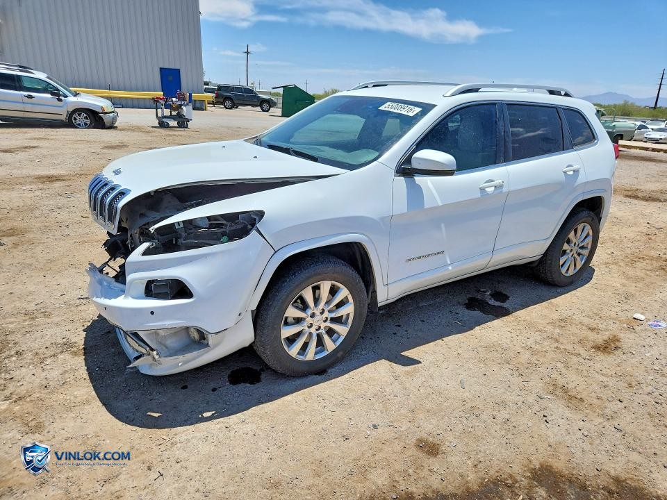 2017 JEEP CHEROKEE OVERLAND – Lot 55008916 auction photo