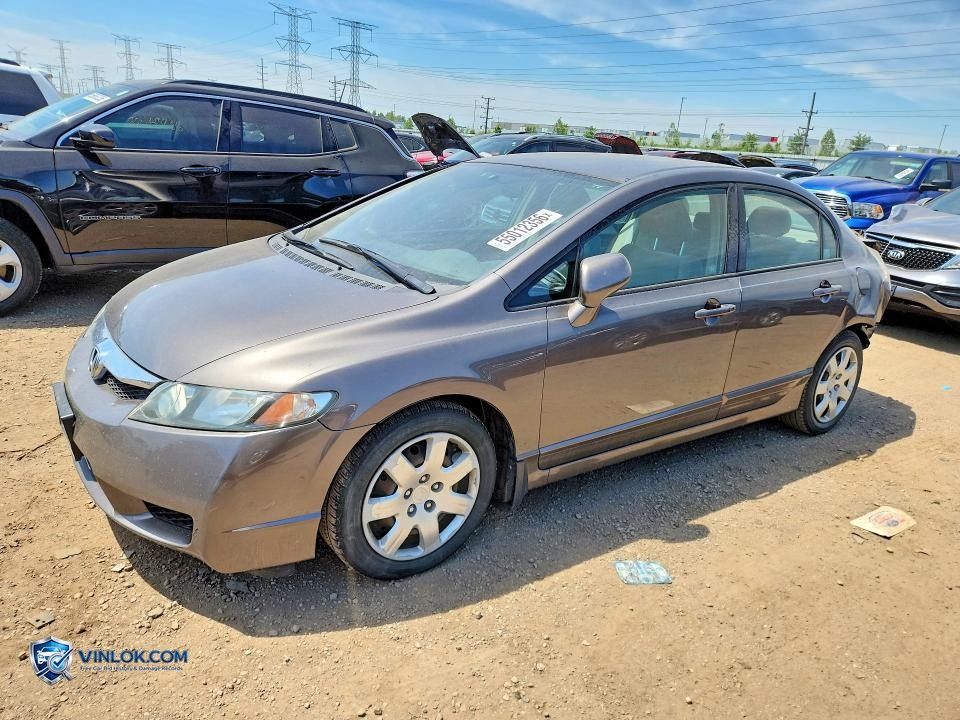 2011 HONDA CIVIC LX – Lot 55012356 auction photo