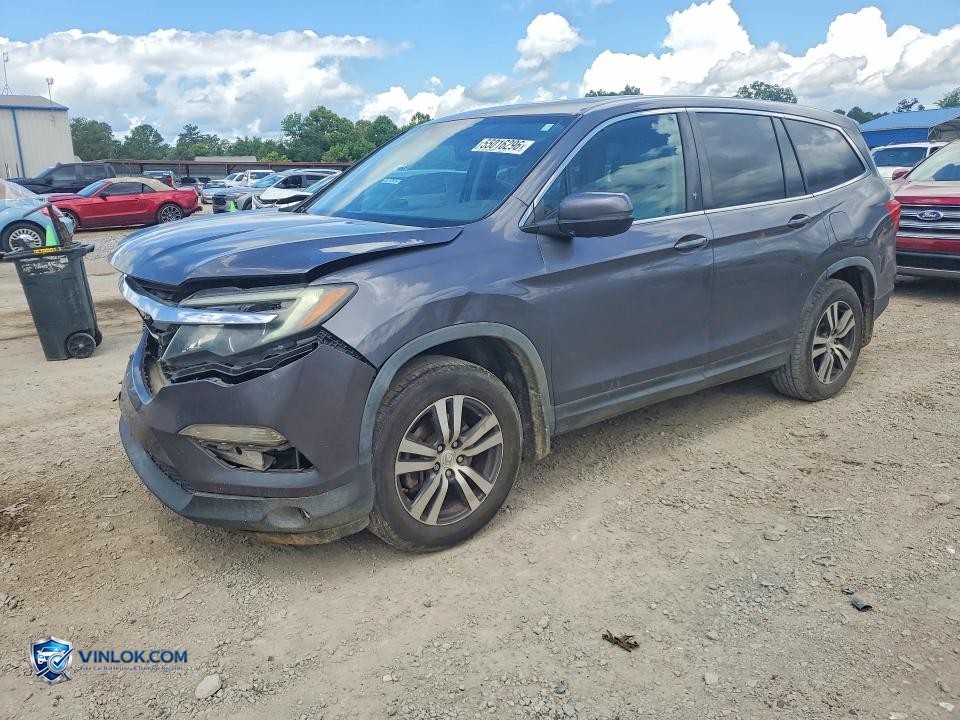 2017 HONDA PILOT EXL – Lot 55016296 auction photo