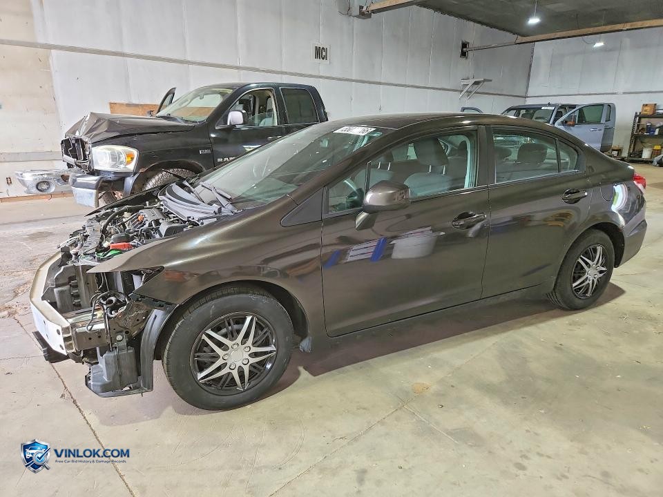 2013 HONDA CIVIC LX – Lot 55018466 auction photo